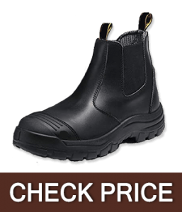 SAFETOE Unisex Wide Fit Leather Work Safety Boots