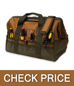 Bucket Boss Gatemouth 20 Tool Bag in Brown