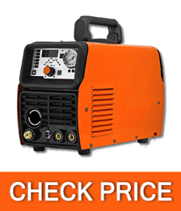 HITBOX 50 AMP Air Plasma Cutter, 210 AMP HF TIG Pulse and Stick/MMA/ARC Welder 3 in 1 Combo Welding Machine with Air Regulator (Model: CT520)